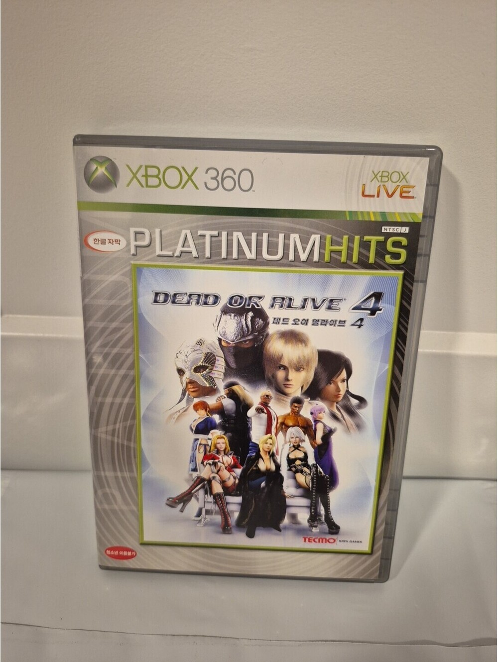 Dead or Alive 4 Platinum Hits DOA 4 Xbox 360 Korea KOREAN Ver. NTSC-J CIB Rare